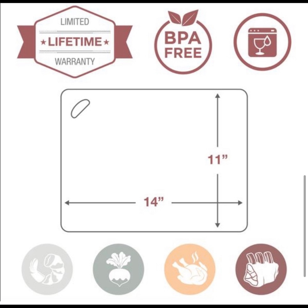 Eparé set of 4 cutting boards, BPA-free. - Picture 6 of 15